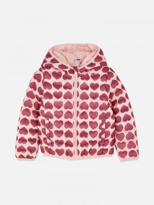 Ropa Primark Heart Print Encapuchado Jacket Niños Multicolor | 4257WOUJI