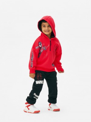 Ropa Primark Marvel SpiderMan Miles Morales Hoodie Niños Rojas | 8901YWGAC