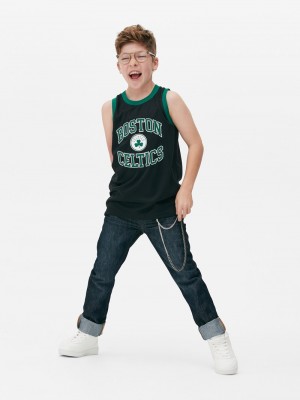 Ropa Primark NBA Boston Celtics Sports Tank Niños Negras | 3480JBHGK