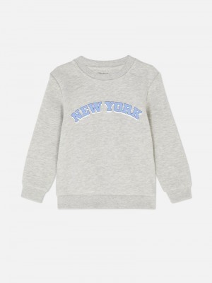 Ropa Primark New York Estampadas Sweat Niños Gris | 9765MJNLH