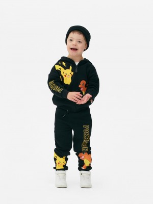 Ropa Primark Pokémon Charmander and Pikachu Hoodie Niños Negras | 9760OWBHI