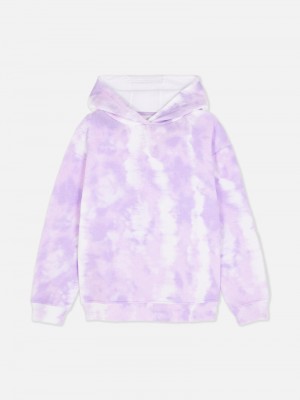 Ropa Primark Printed Pullover Hoodie Niños Moradas | 8427NIKXH