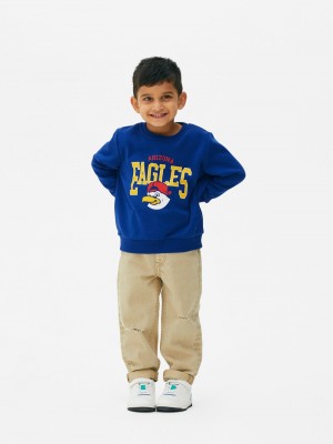 Ropa Primark Printed Sweat Niños Azules | 8150ZQPHN