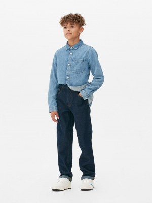 Ropa Primark Relaxed Fit Niños Azules Oscuro | 3719UHZYL