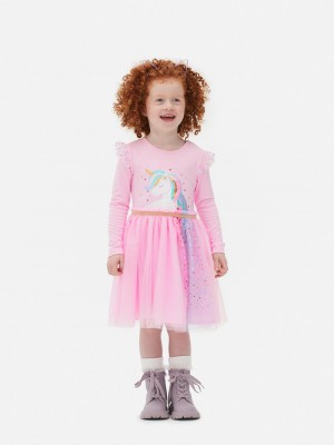 Ropa Primark Sequin Unicorn Tutu Niños Rosas | 7256VHSGY