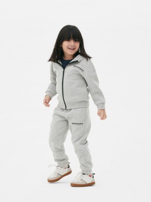 Ropa Primark Slogan Estampadas Hoodie Niños Gris | 4019KNJVO