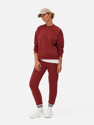 Sudaderas Primark Essential Crew Neck Sweat Mujer Rojas | 3720THRAN