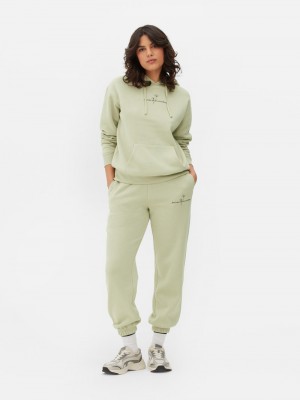 Sudaderas Primark Estampadas Drawstring Hoodie Mujer Verde | 9753EXNUW