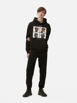 Sudaderas Primark Gorillaz Print Hoodie Hombre Negras | 6749HEPNI