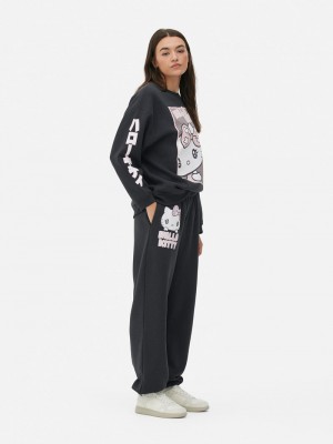 Sudaderas Primark Hello Kitty Estampadas Mujer Gris | 5870PYDEF