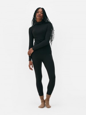 Winter Primark Thermal Roll Neck Mujer Negras | 8423LKGNH