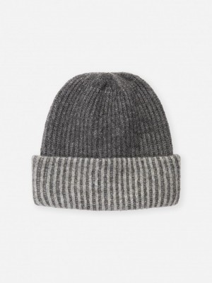 Winter Primark Two Tone Rib Beanie Mujer Gris | 5836HBKEQ