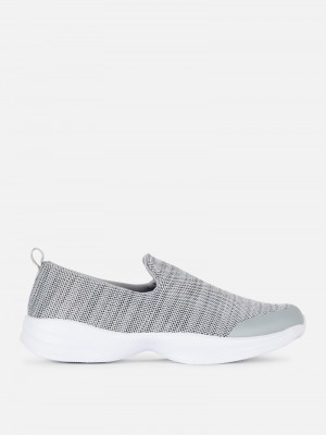 Zapatillas Primark Atléticos Fabric Slip On Mujer Gris | 4196FIXLB