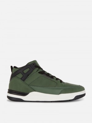 Zapatillas Primark Basketball High Hombre Verde Oliva | 5631NPSVQ