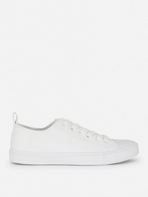 Zapatillas Primark Classic Low Mujer Blancas | 9184LOZJP