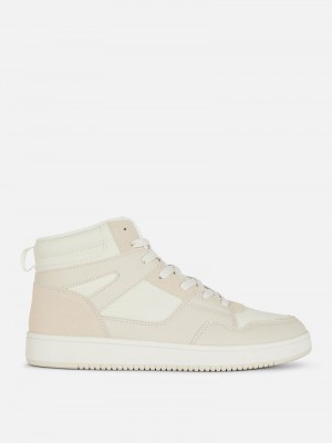 Zapatillas Primark Color Block High Mujer Beige | 7159QIGFU