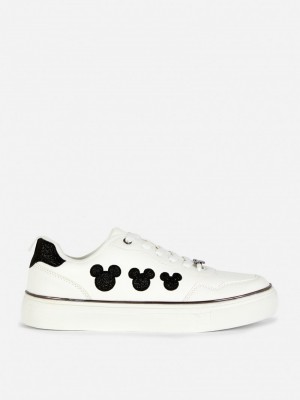 Zapatillas Primark Disney’s Mickey Mouse Glitters Mujer Negras | 8176EOISC