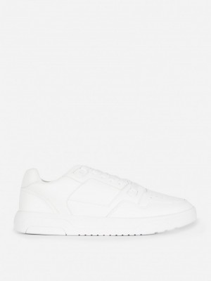 Zapatillas Primark LaceUp Low Hombre Blancas | 2794VRFQJ