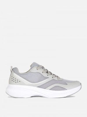 Zapatillas Primark LaceUp Sportss Mujer Gris | 0678QOKUT