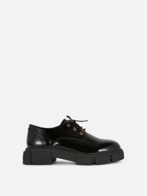 Zapatos Primark Fornido Oxfords Niños Negras | 5713SHYAE