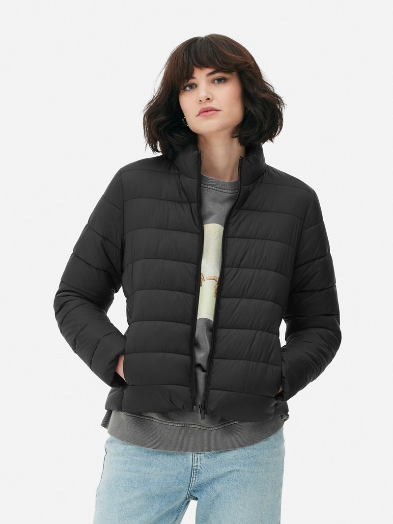 Abrigos Primark Acolchado Jacket Mujer Negras | 2936UTBPL