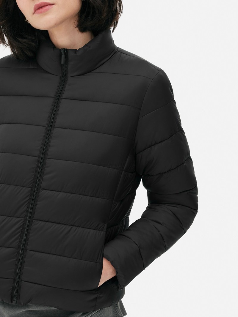 Abrigos Primark Acolchado Jacket Mujer Negras | 2936UTBPL