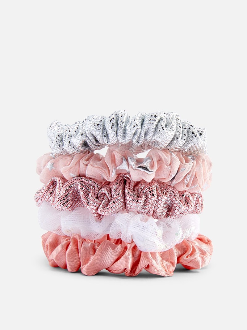 Accesorios Primark 5Pack Mini Metallic Scrunchies Niños Multicolor | 7596EJHMW