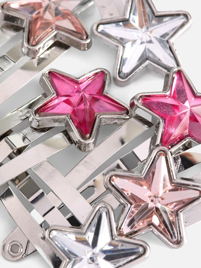 Accesorios Primark 6Pack Star Gemstone Snap Hair Clips Niños Multicolor | 9721GEJKZ