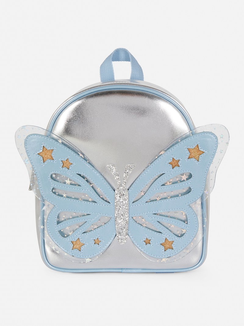 Accesorios Primark Butterfly Backpack Niños Plateadas | 7392AMUVQ