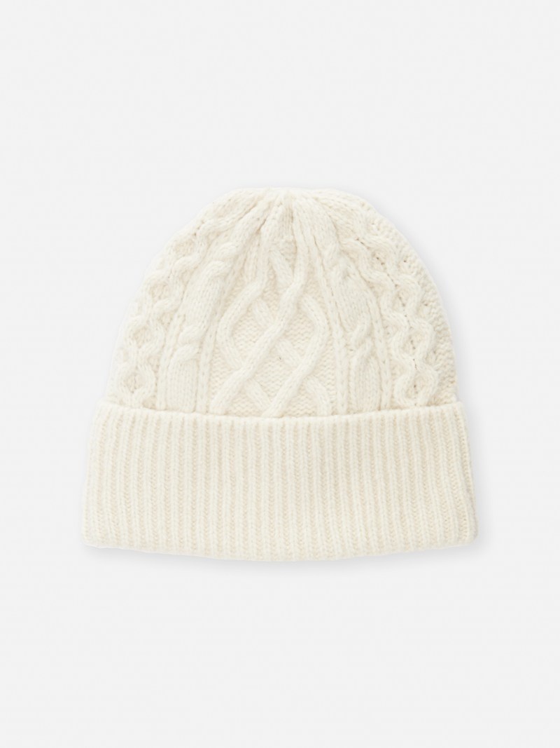 Accesorios Primark Cable Knit Beanie Mujer Creme | 0967WBFNY