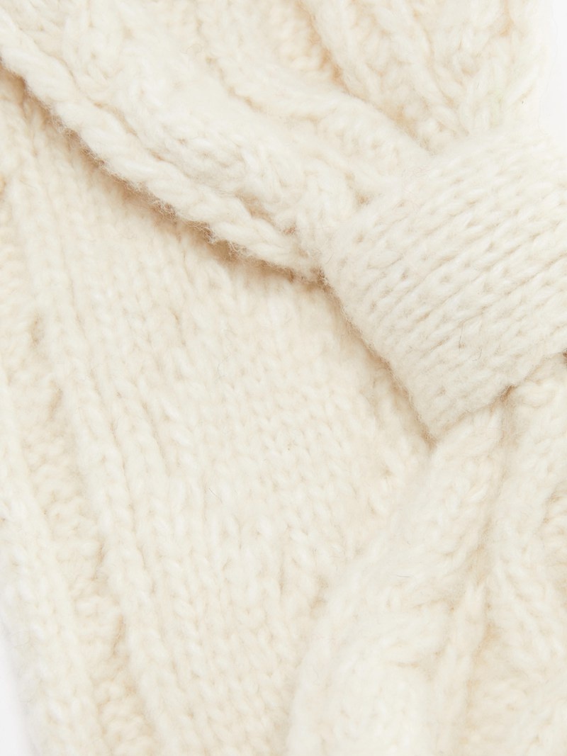 Accesorios Primark Cable Knit Headband Mujer Creme | 9842EMFUH