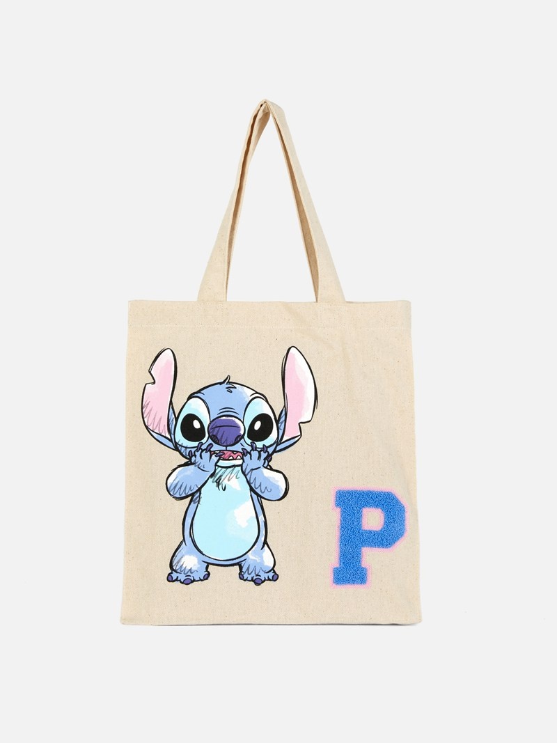 Accesorios Primark Disney\'s Lilo and Stitch Initial Tote Niños Beige | 7356CBIWR