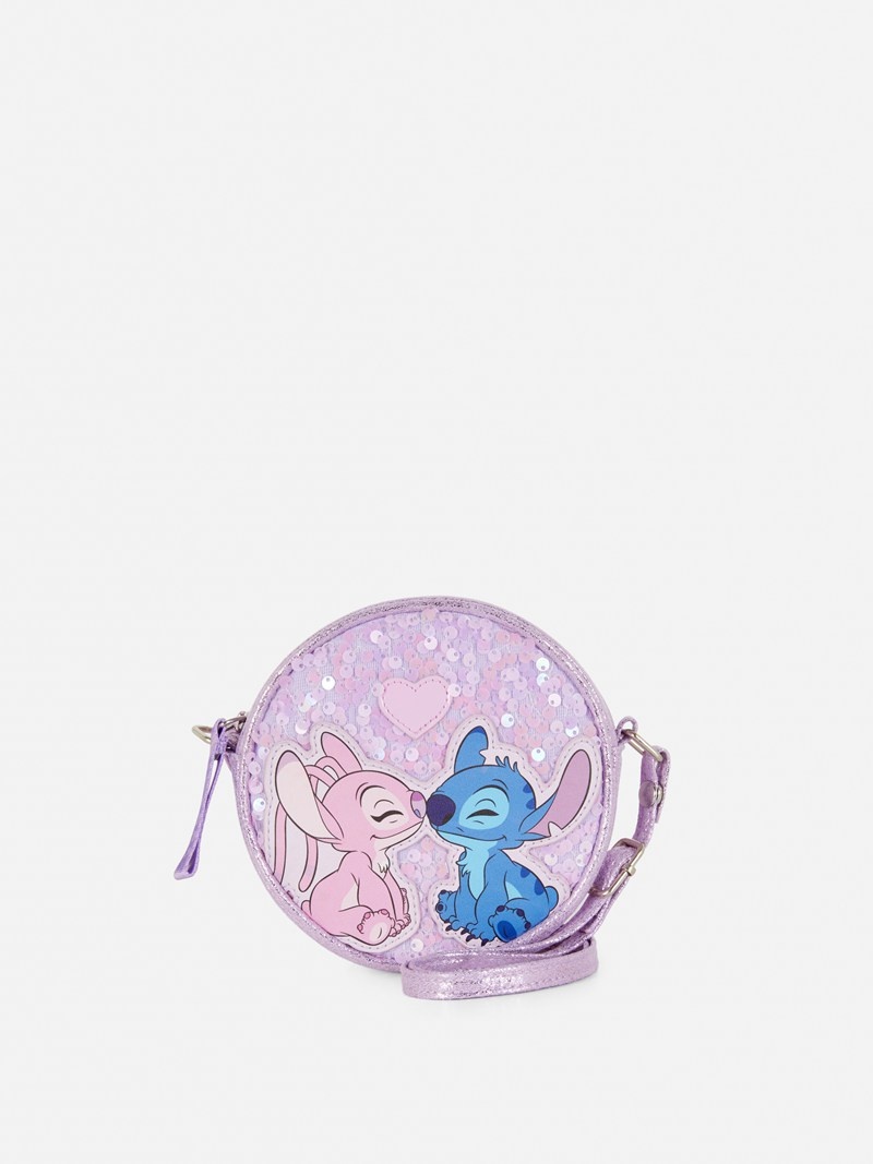 Accesorios Primark Disney\'s Stitch and Angel Sequin Crossbody Niños Multicolor | 4903AHKTX