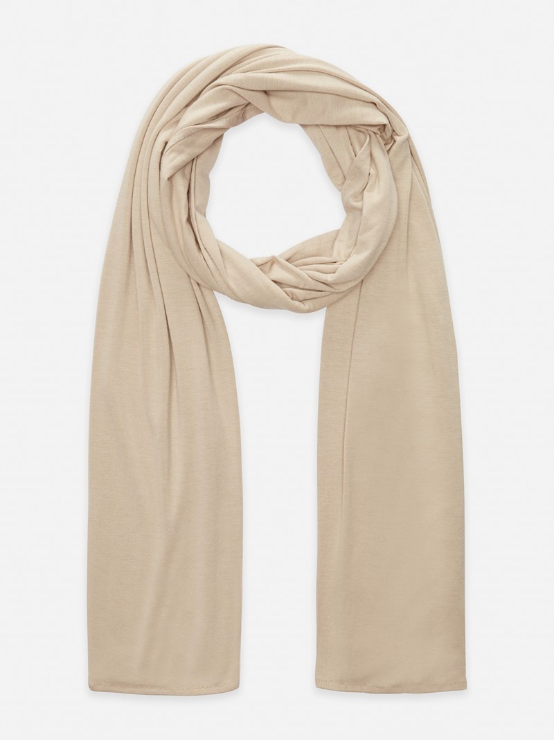 Accesorios Primark Ligeros Jersey Scarf Mujer Beige | 5302WNSIJ