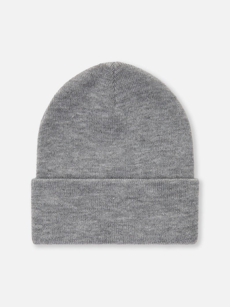 Accesorios Primark Thick Cuff Beanie Hombre Gris | 6928LICOG