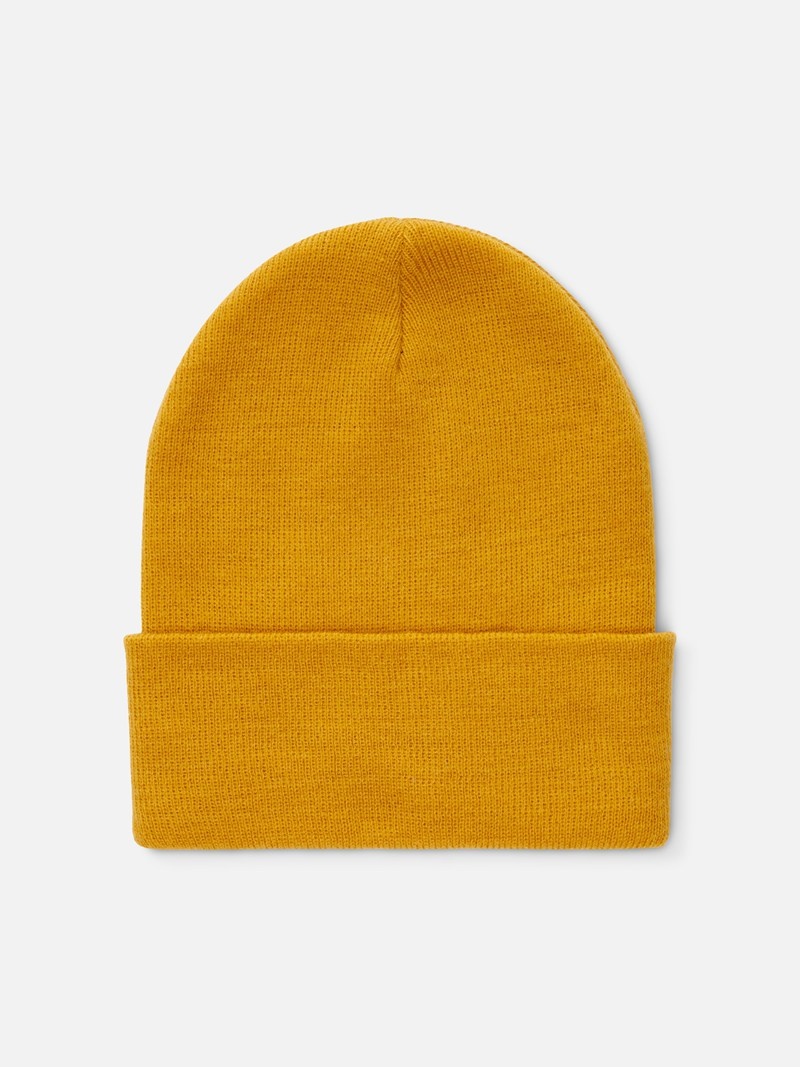 Accesorios Primark Thick Cuff Beanie Hombre Amarillo | 2653UOFZJ