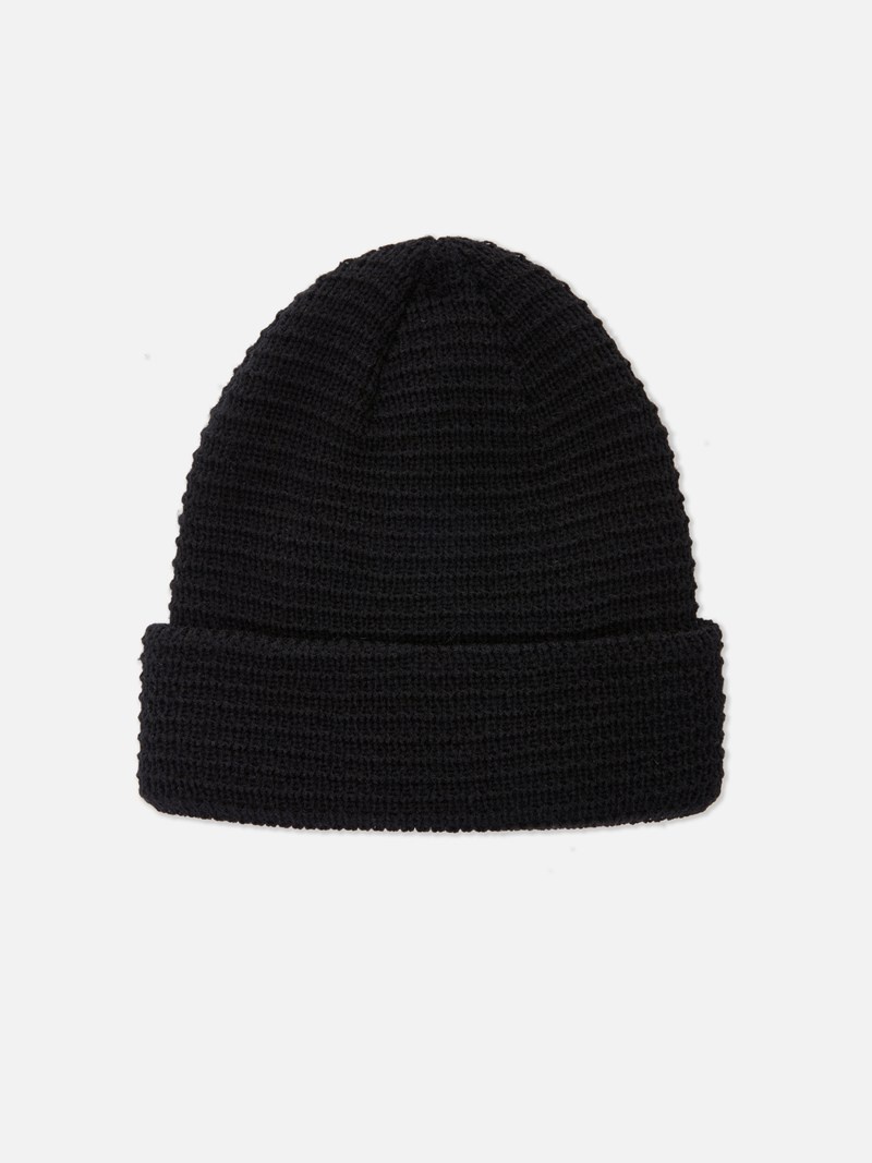 Accesorios Primark Waffle Knit Beanie Hombre Negras | 0548TVHYN