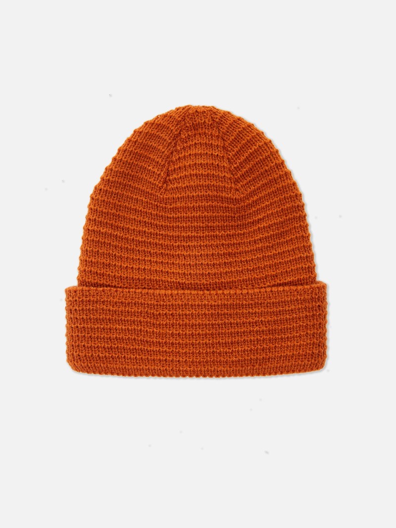 Accesorios Primark Waffle Knit Beanie Hombre Naranjas | 8260WTZXE