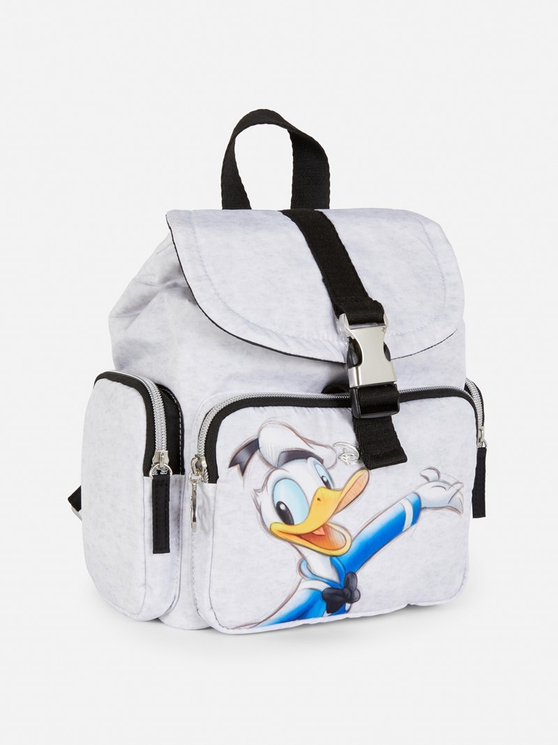 Bolsas Primark Disney’s Donald Duck Hebilla Backpack Mujer Gris | 2369WLMCY