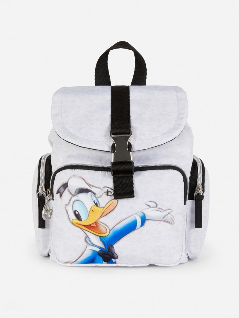 Bolsas Primark Disney’s Donald Duck Hebilla Backpack Mujer Gris | 2369WLMCY