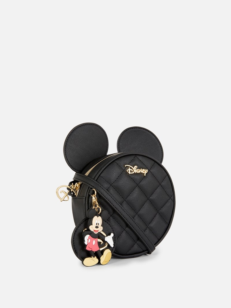 Bolsas Primark Disney’s Mickey Mouse Acolchado Crossbody Mujer Negras | 8903IQHKC