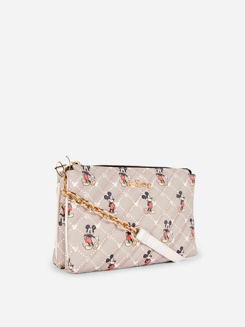 Bolsas Primark Disney's Mickey Mouse Crossbody Mujer Gris Marrones | 6285DLZTP