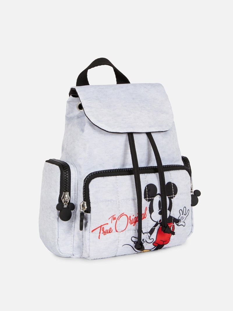 Bolsas Primark Disney’s Mickey Mouse Drawstring Backpack Mujer Gris | 8120MOJNK