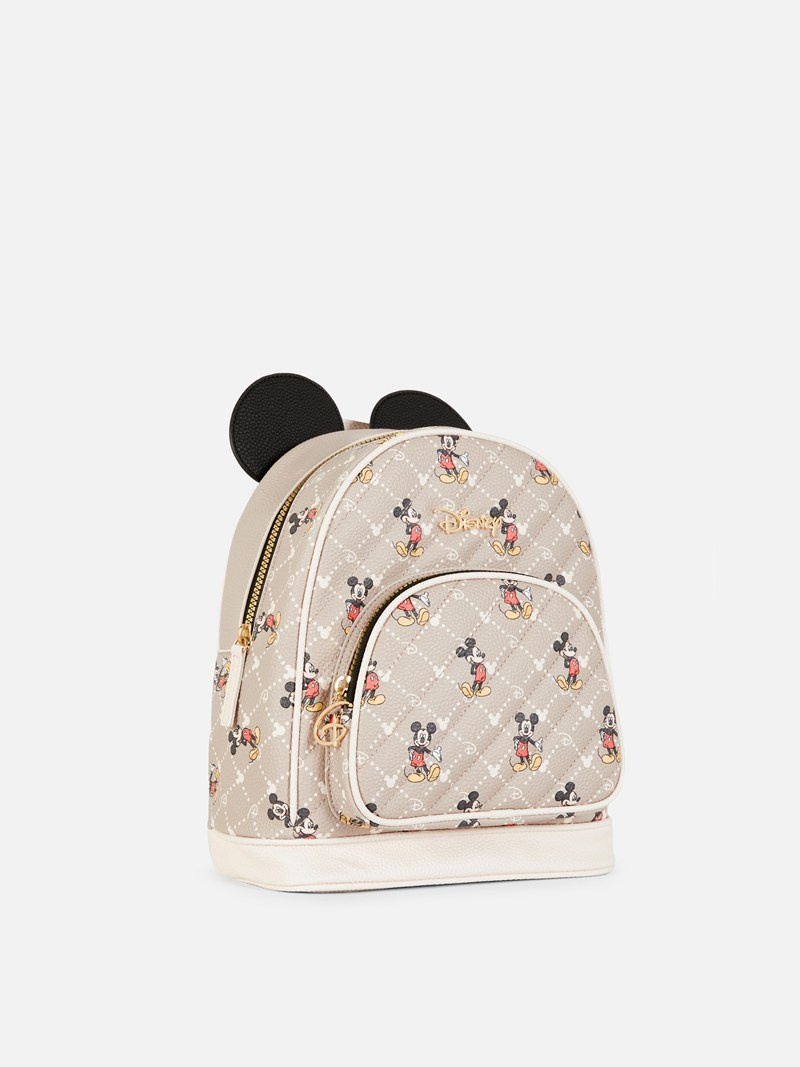 Bolsas Primark Disney’s Mickey Mouse Monogram Backpack Mujer Gris Marrones | 5301ZNDJQ