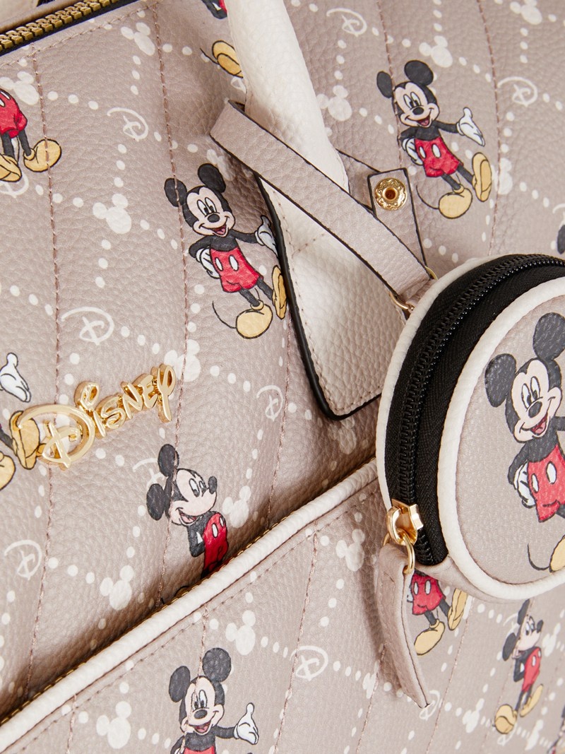 Bolsas Primark Disney's Mickey Mouse Weekender Mujer Gris Marrones | 4215MWLGZ