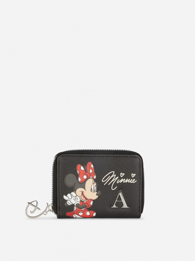 Bolsas Primark Disney\'s Minnie Mouse Initial Purse Mujer Negras | 4762TNVBS