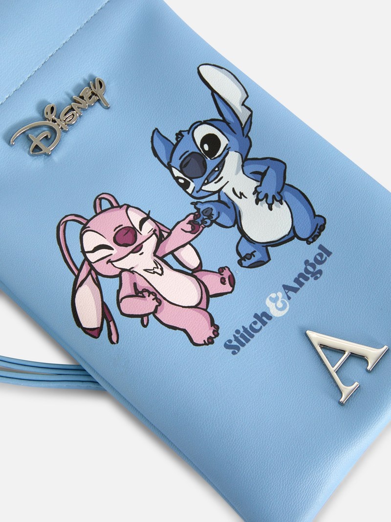 Bolsas Primark Disney's Stitch and Angel Initial Smartphone Mujer Azules | 6423GQYIO