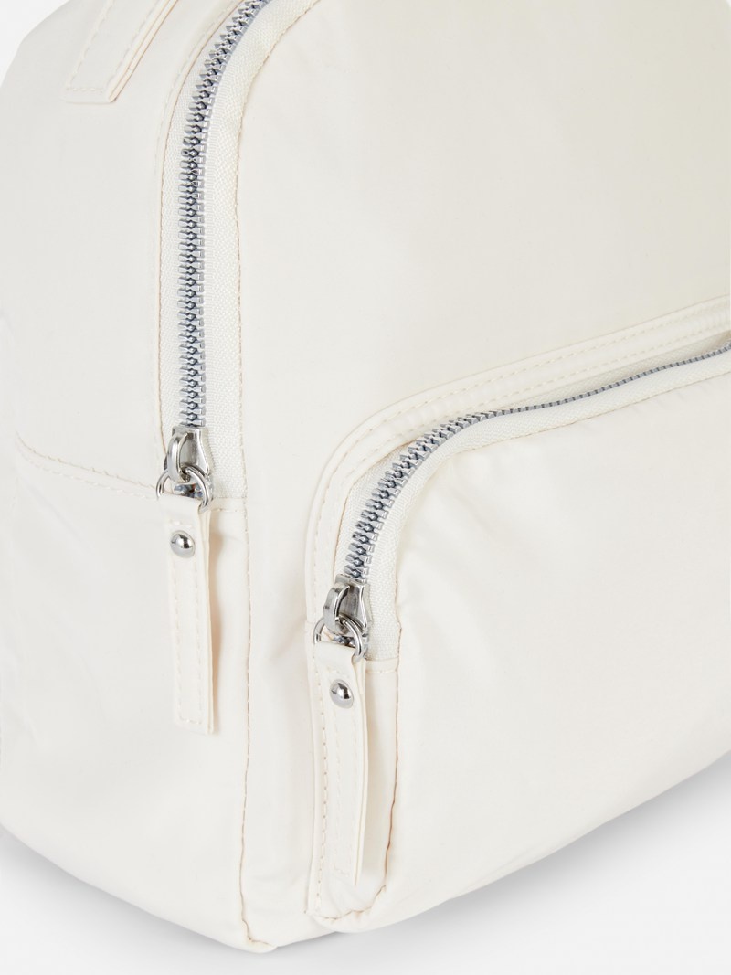 Bolsas Primark Dual Zip Mini Backpack Mujer Blancas | 2193GYNTQ