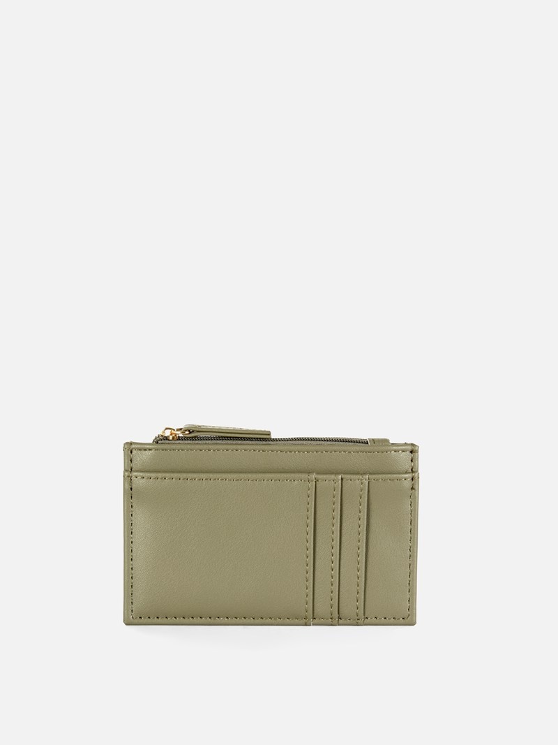 Bolsas Primark Faux Cuero Card Holder Mujer Verde | 8967UHTCA