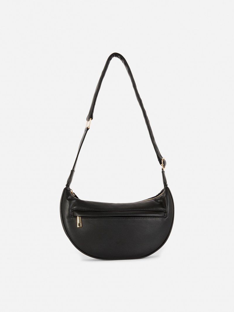 Bolsas Primark Faux Cuero Mini Sling Mujer Negras | 6475ZWVBG